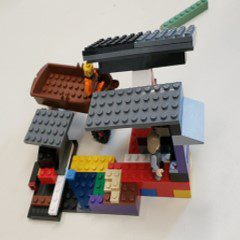 An unusual Lego creation